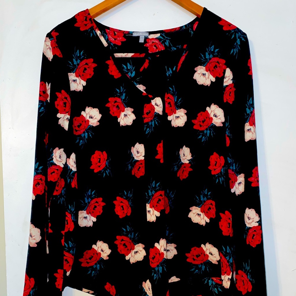 Juniors Charlotte Russe Sheer Blouse